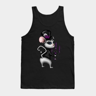 Mad Hatter with Candlestick Violet Version Tank Top